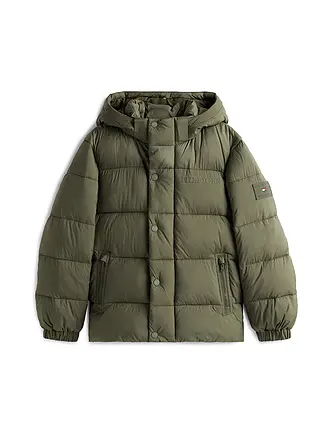 TOMMY HILFIGER | Jungen Steppjacke | olive